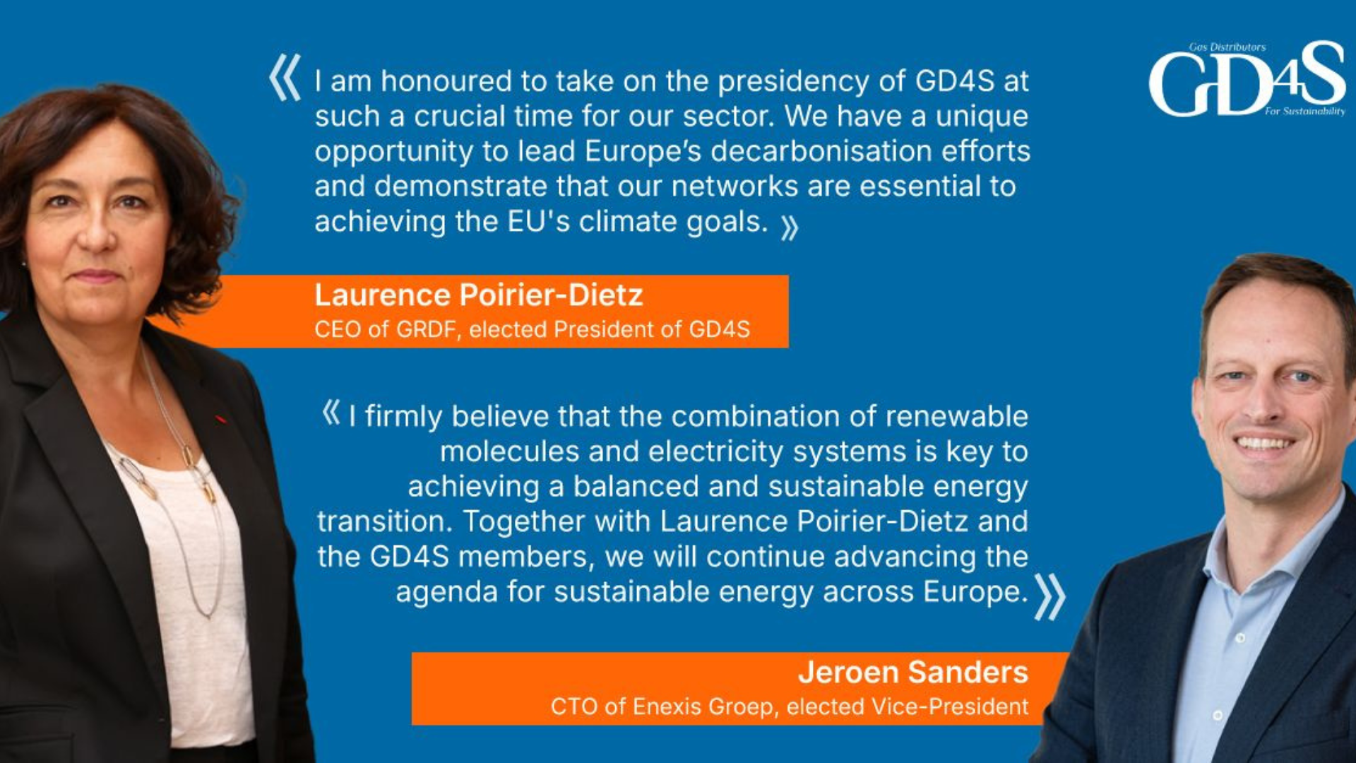 GD4S elects new leadership to steer gas networks as crucial enablers in Europe’s decarbonisation journey image